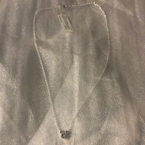 Disney Kohl’s Mickey Minnie Mouse Crystal Elegant Silver Necklace New